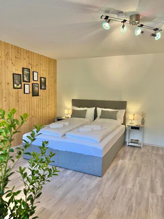 萨巴赫瓦登An Wanderwegen Gelegen Mit Terrasse Und Boxspringbett公寓 外观 照片