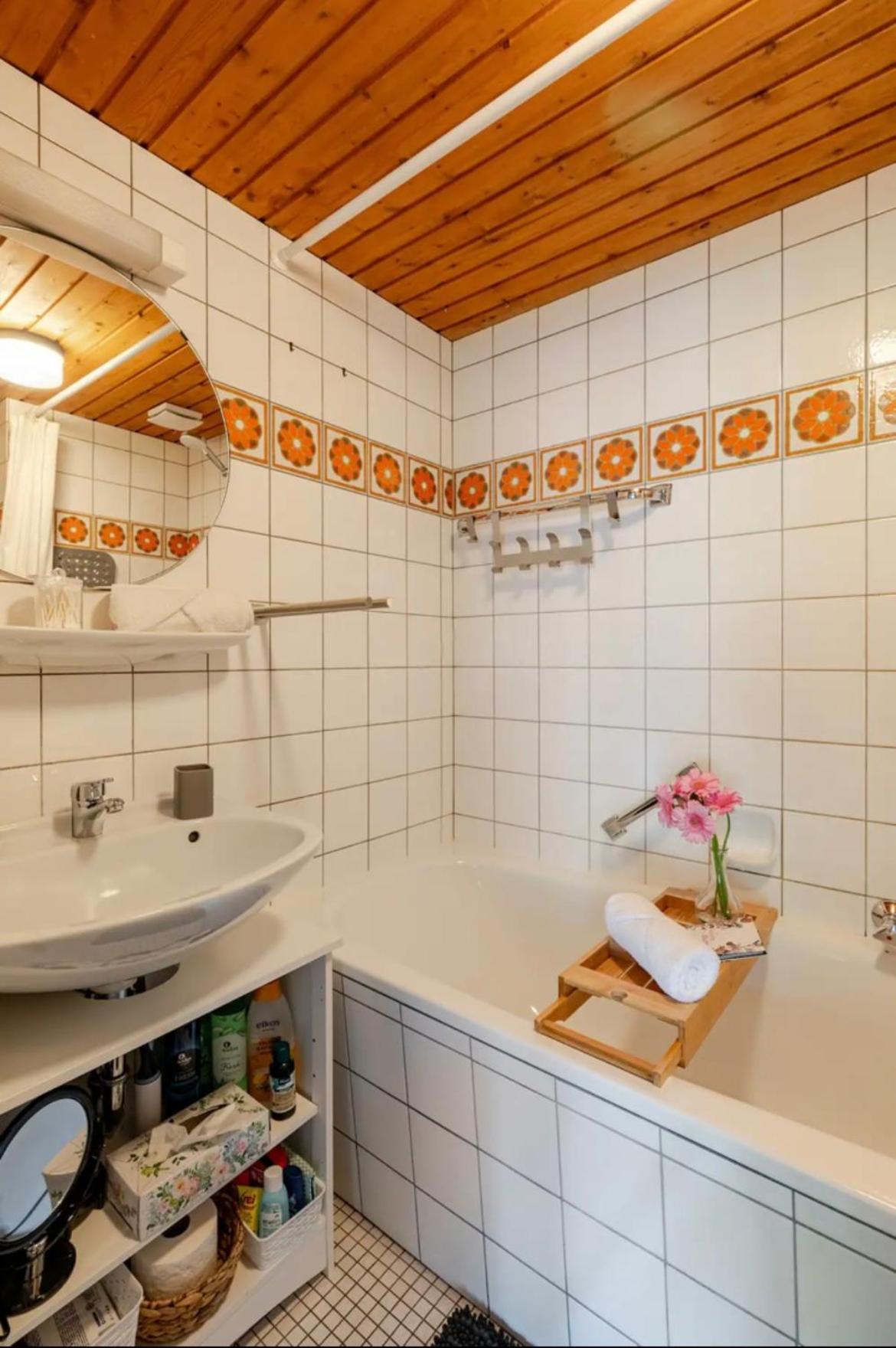 萨巴赫瓦登An Wanderwegen Gelegen Mit Terrasse Und Boxspringbett公寓 外观 照片