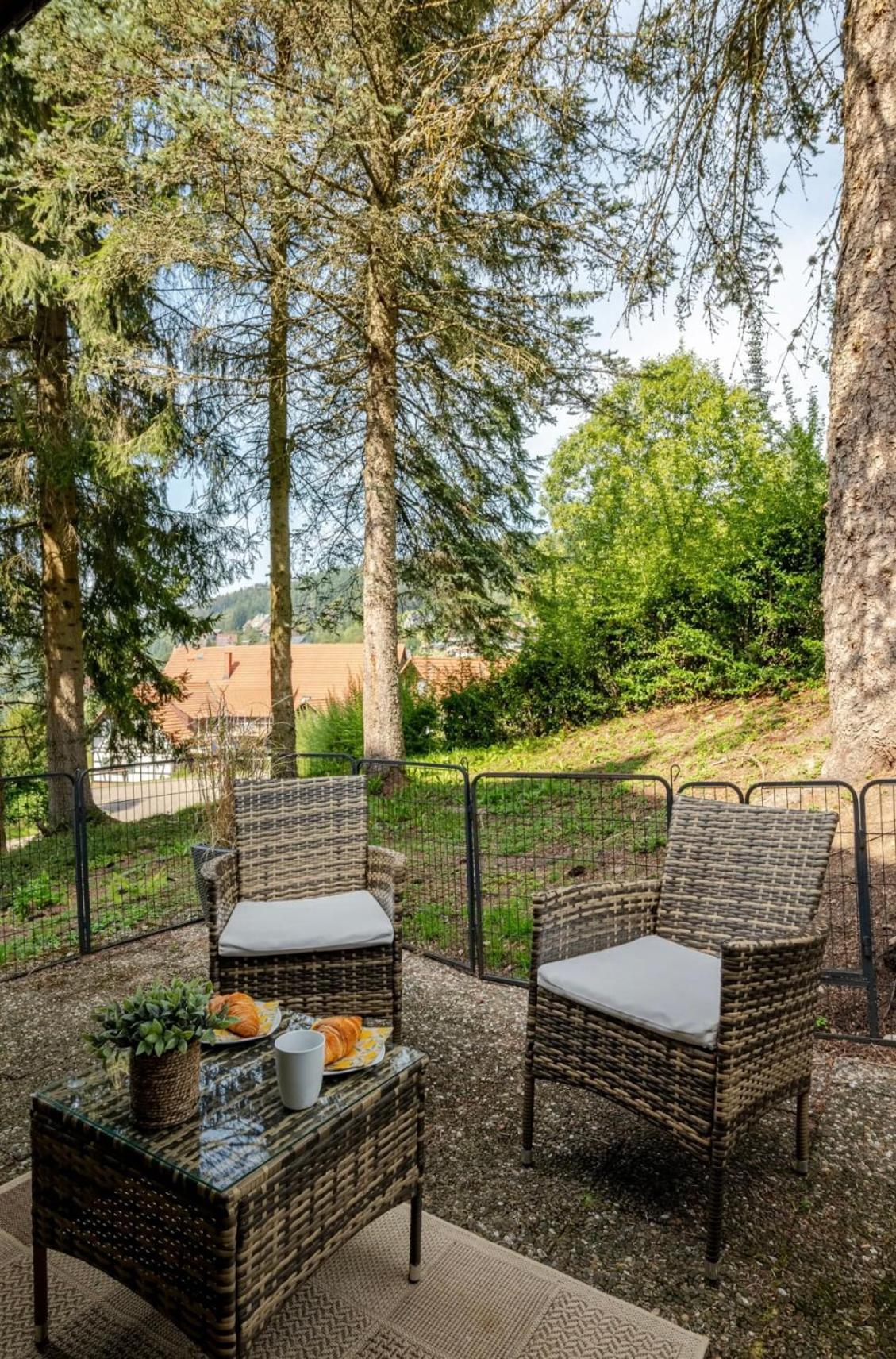萨巴赫瓦登An Wanderwegen Gelegen Mit Terrasse Und Boxspringbett公寓 外观 照片